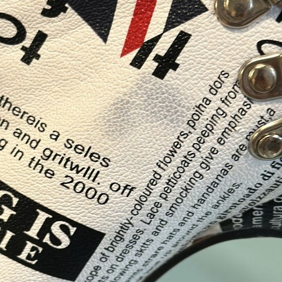 🔥RED KISS "Rocky" Bootie CURVED HEEL British UK Pattern PLATFORM Lace Up URBAN - Picture 11 of 11